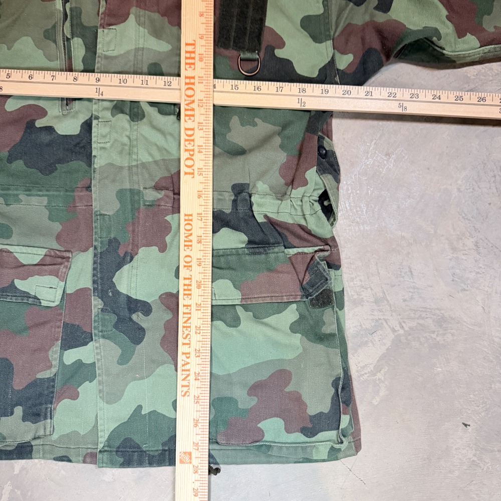 Vintage 90's serbian Military Field Jacket Camouflage M89 Men Size Small‎ - Picture 6 of 6